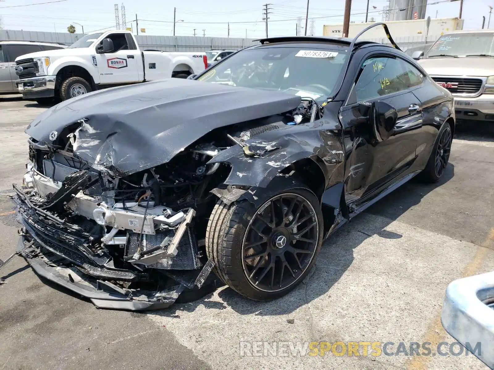 2 Photograph of a damaged car W1KWJ8GB1MG094907 MERCEDES-BENZ C-CLASS 2021