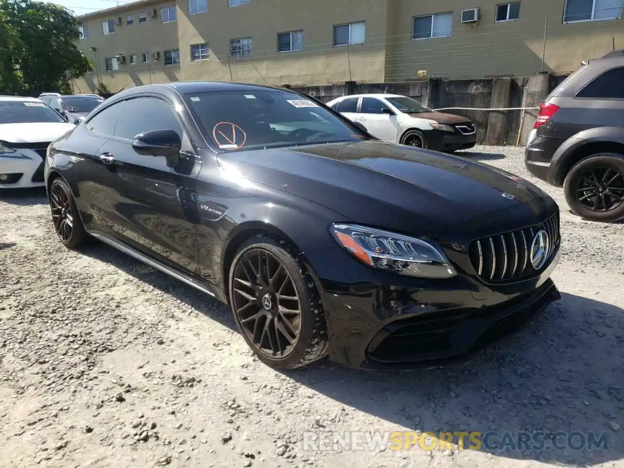 1 Photograph of a damaged car W1KWJ8GB4MG053431 MERCEDES-BENZ C-CLASS 2021