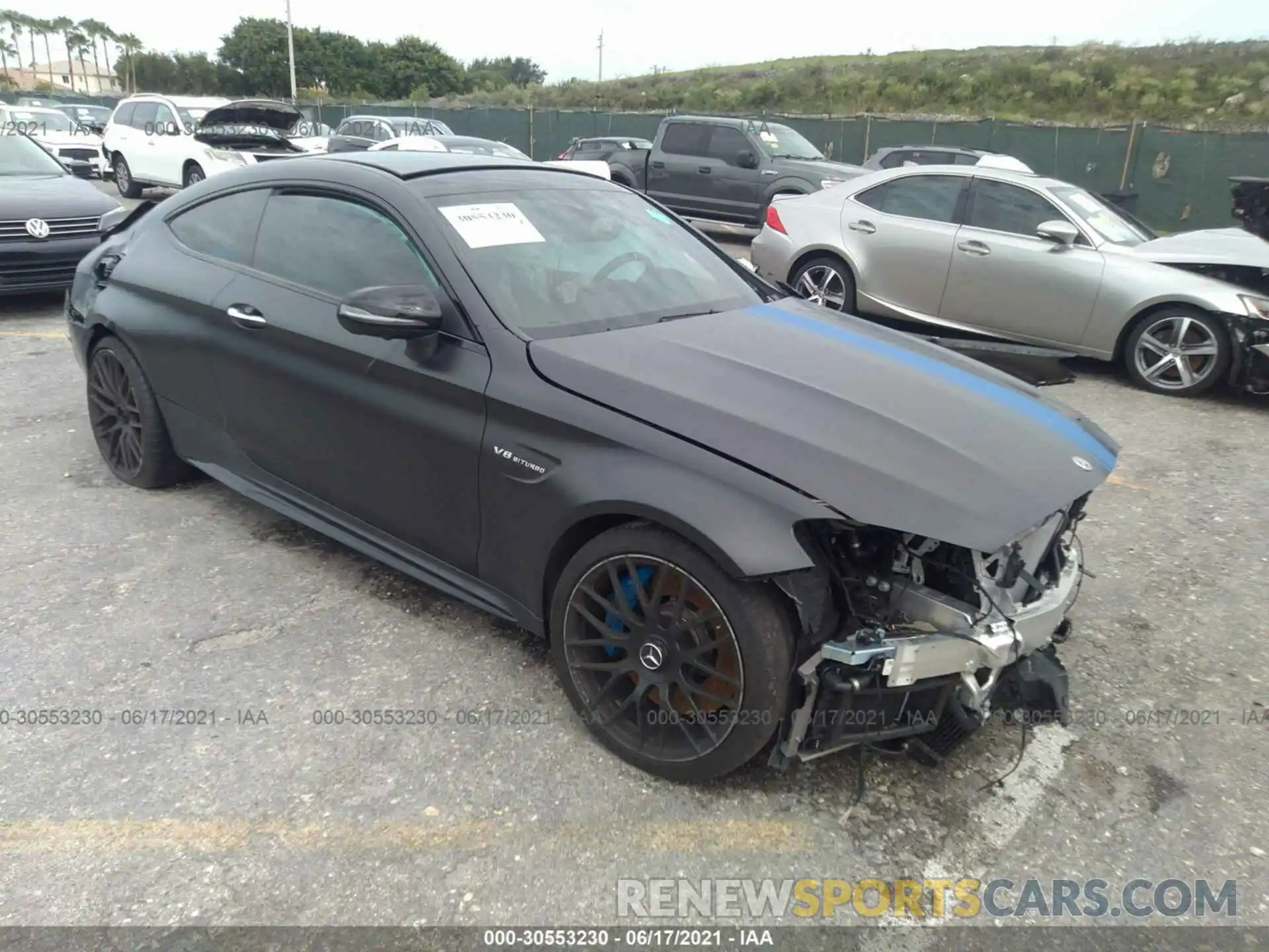 1 Photograph of a damaged car W1KWJ8HB4MG048048 MERCEDES-BENZ C-CLASS 2021