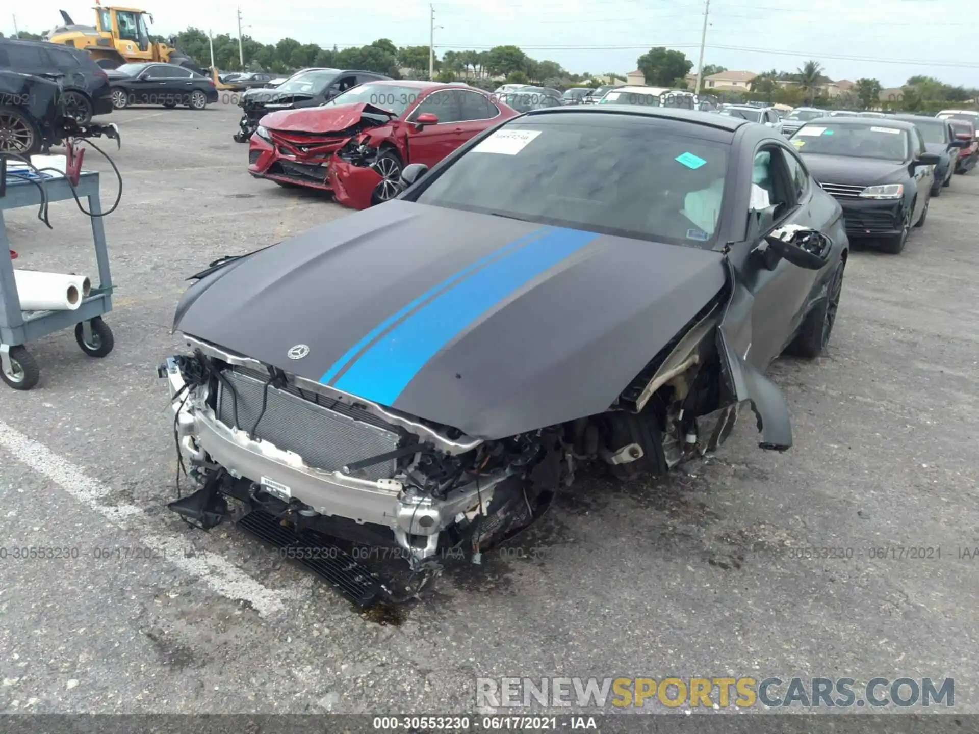 6 Photograph of a damaged car W1KWJ8HB4MG048048 MERCEDES-BENZ C-CLASS 2021