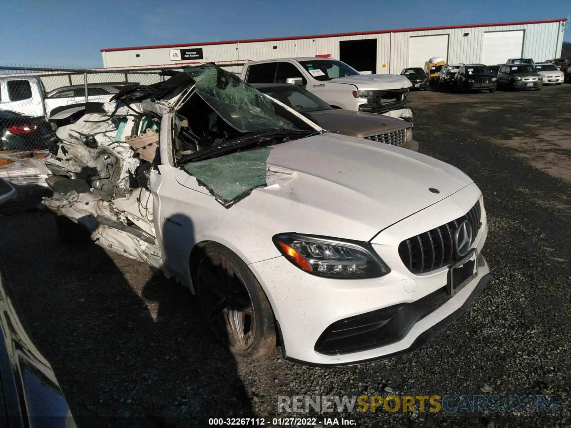 1 Photograph of a damaged car W1KWJ8HB6MG084422 MERCEDES-BENZ C-CLASS 2021