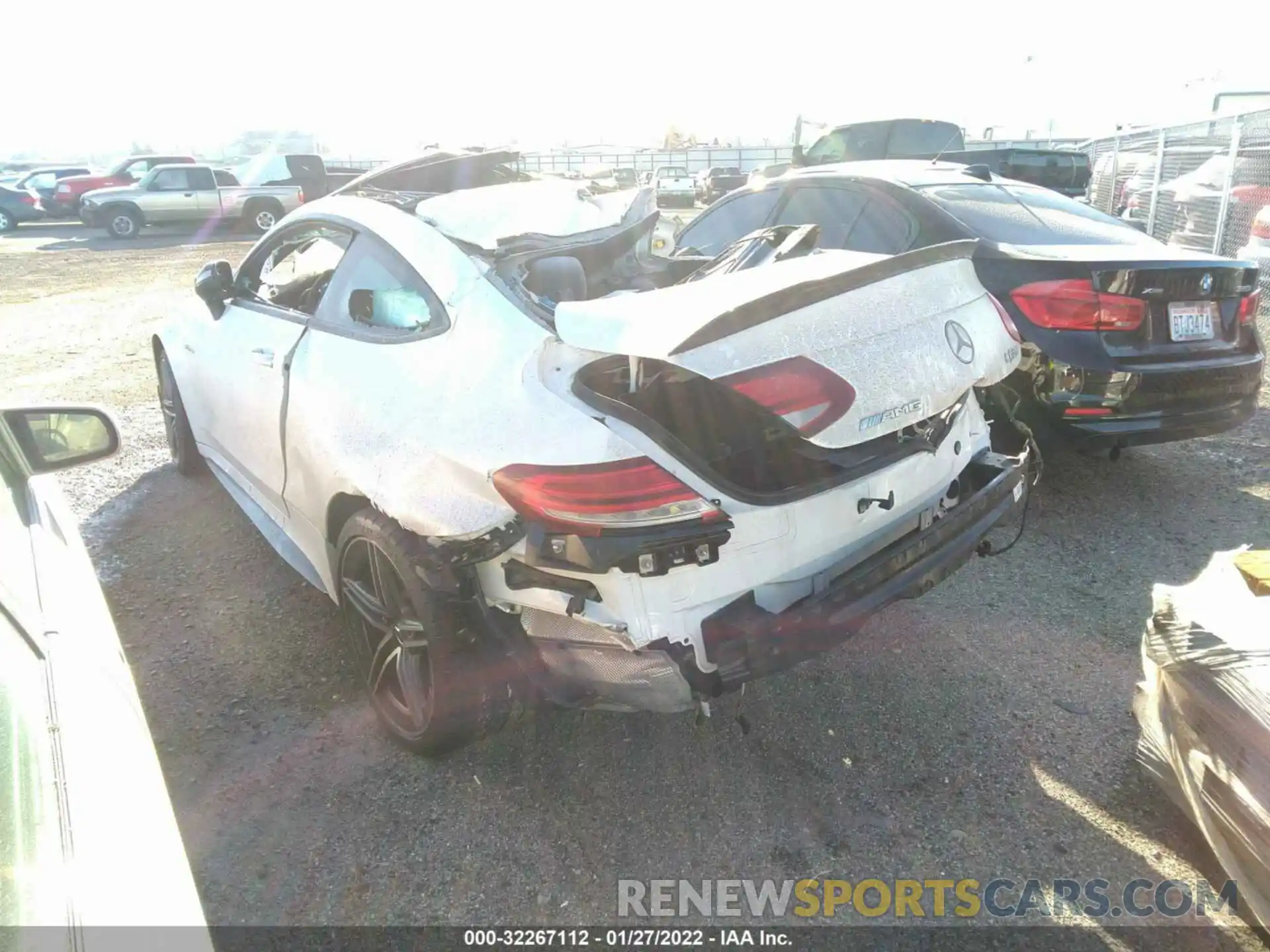 3 Photograph of a damaged car W1KWJ8HB6MG084422 MERCEDES-BENZ C-CLASS 2021