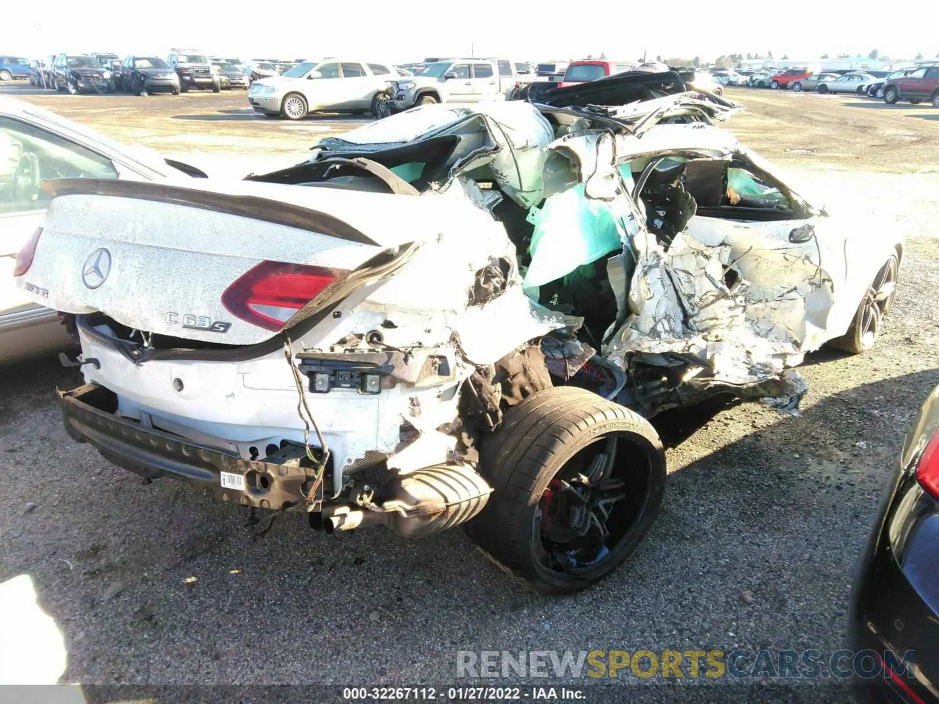 4 Photograph of a damaged car W1KWJ8HB6MG084422 MERCEDES-BENZ C-CLASS 2021