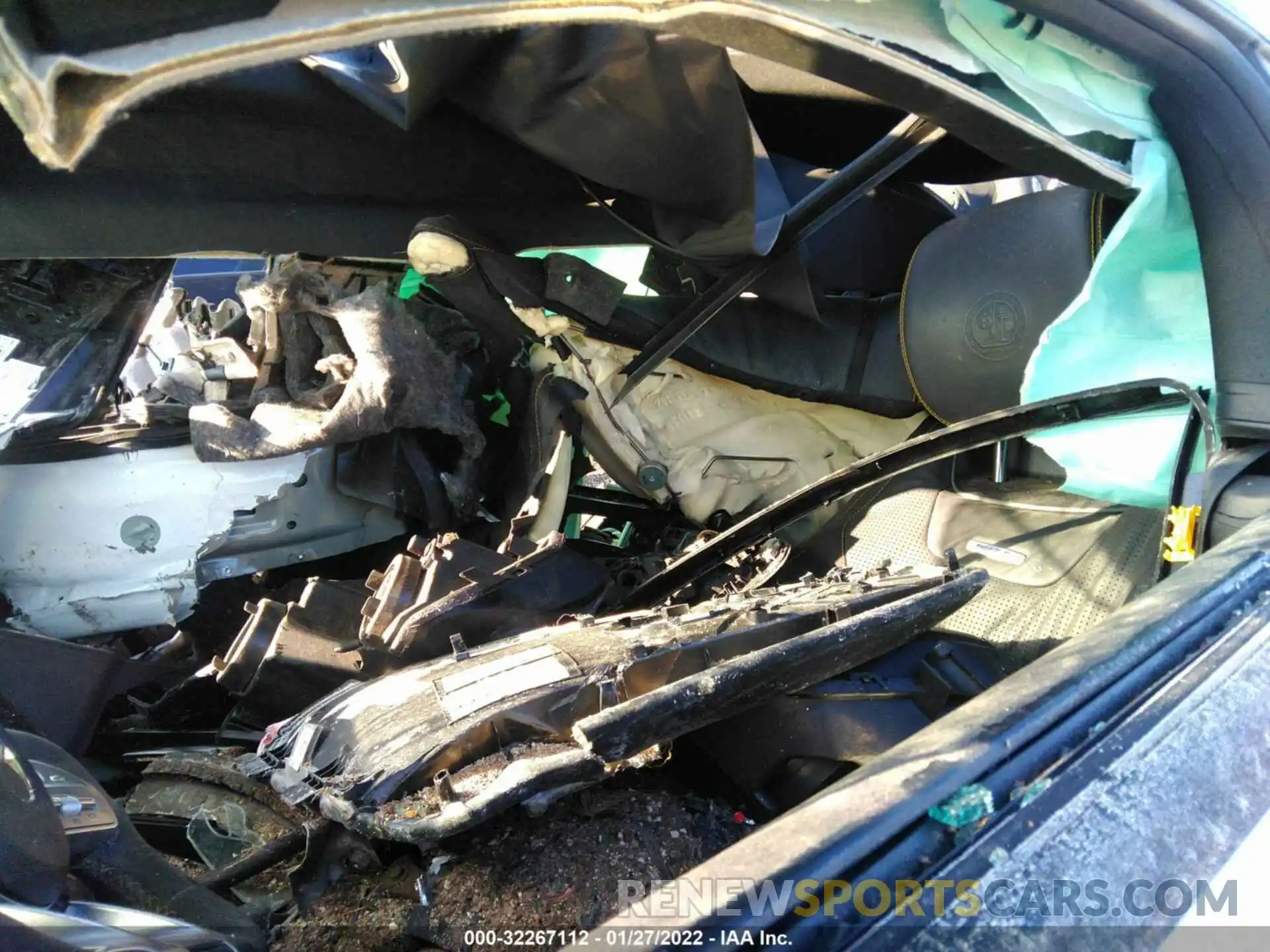 8 Photograph of a damaged car W1KWJ8HB6MG084422 MERCEDES-BENZ C-CLASS 2021