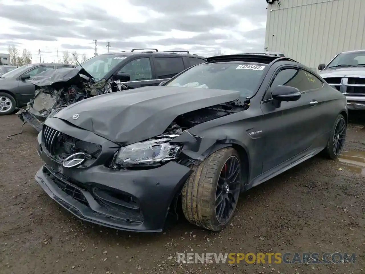 2 Photograph of a damaged car W1KWJ8HB8MG083112 MERCEDES-BENZ C-CLASS 2021