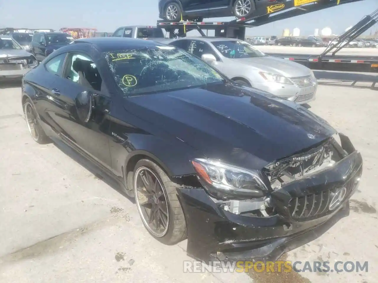 1 Photograph of a damaged car W1KWJ8HB9MG086567 MERCEDES-BENZ C-CLASS 2021