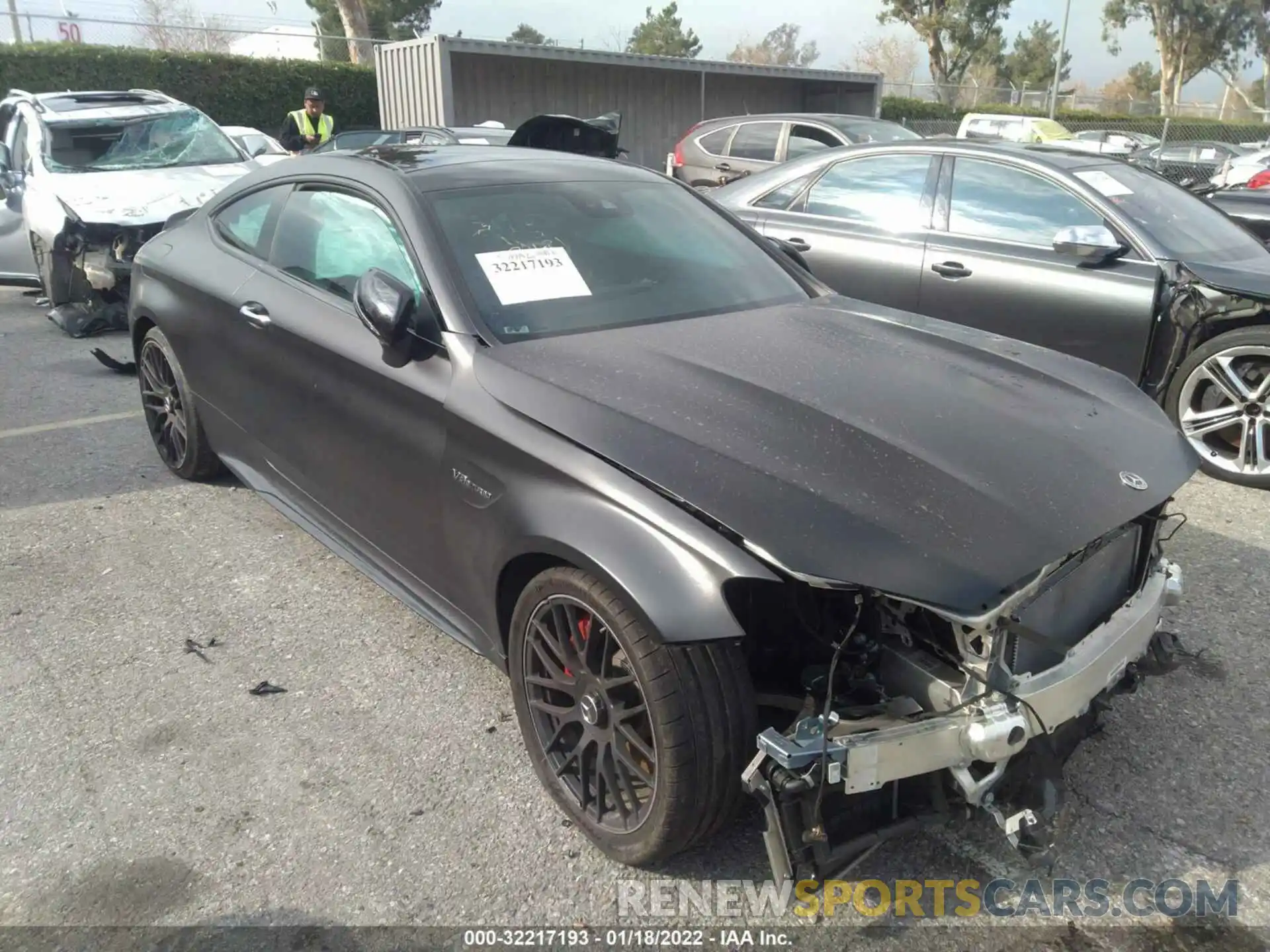 1 Photograph of a damaged car W1KWJ8HB9MG099609 MERCEDES-BENZ C-CLASS 2021