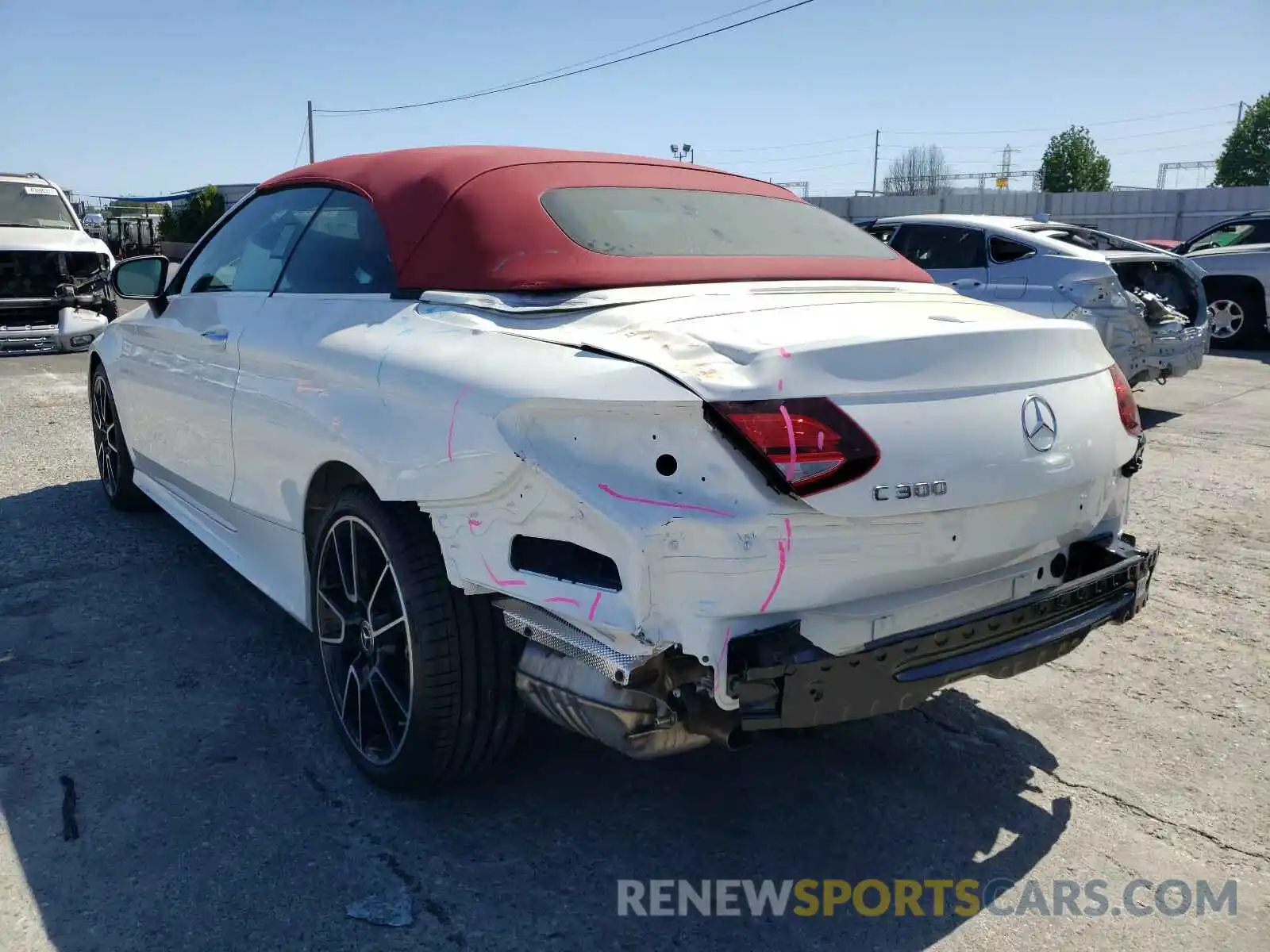 3 Photograph of a damaged car W1KWK8DB1MG066607 MERCEDES-BENZ C CLASS 2021