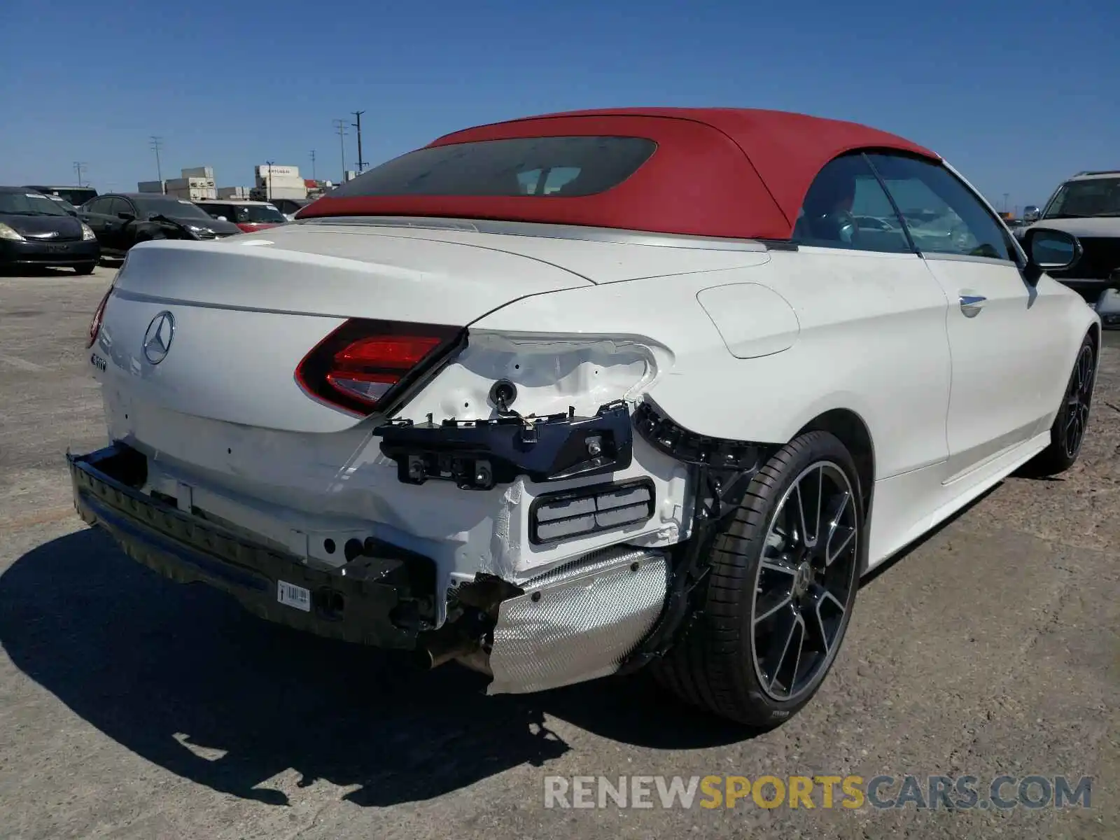 4 Photograph of a damaged car W1KWK8DB1MG066607 MERCEDES-BENZ C CLASS 2021