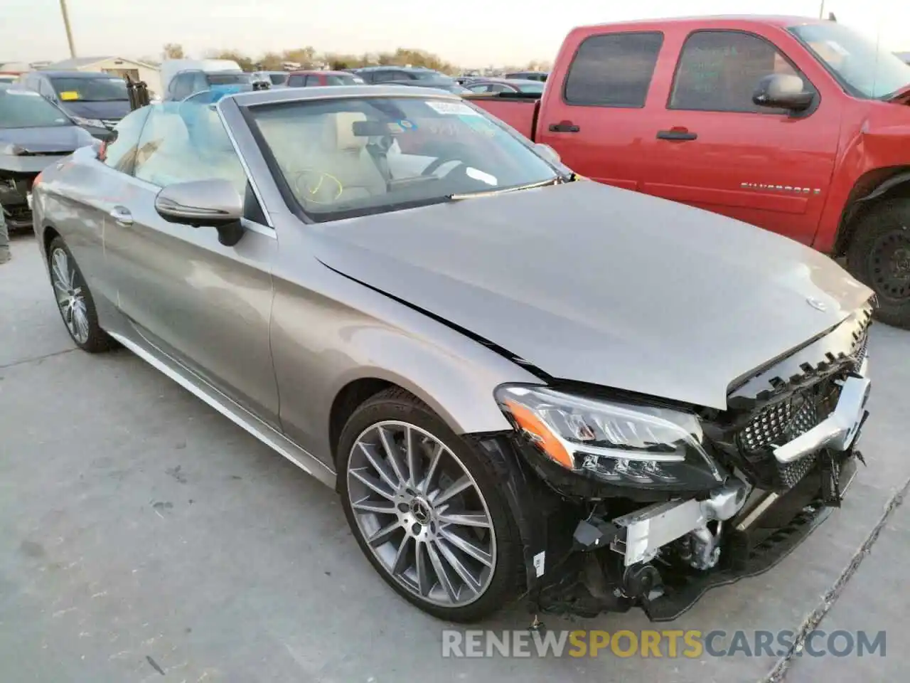 1 Photograph of a damaged car W1KWK8DB1MG100593 MERCEDES-BENZ C-CLASS 2021