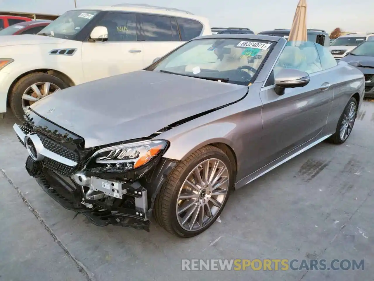 2 Photograph of a damaged car W1KWK8DB1MG100593 MERCEDES-BENZ C-CLASS 2021