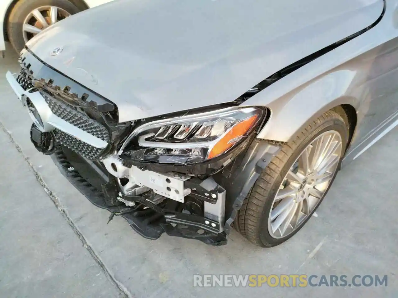 9 Photograph of a damaged car W1KWK8DB1MG100593 MERCEDES-BENZ C-CLASS 2021