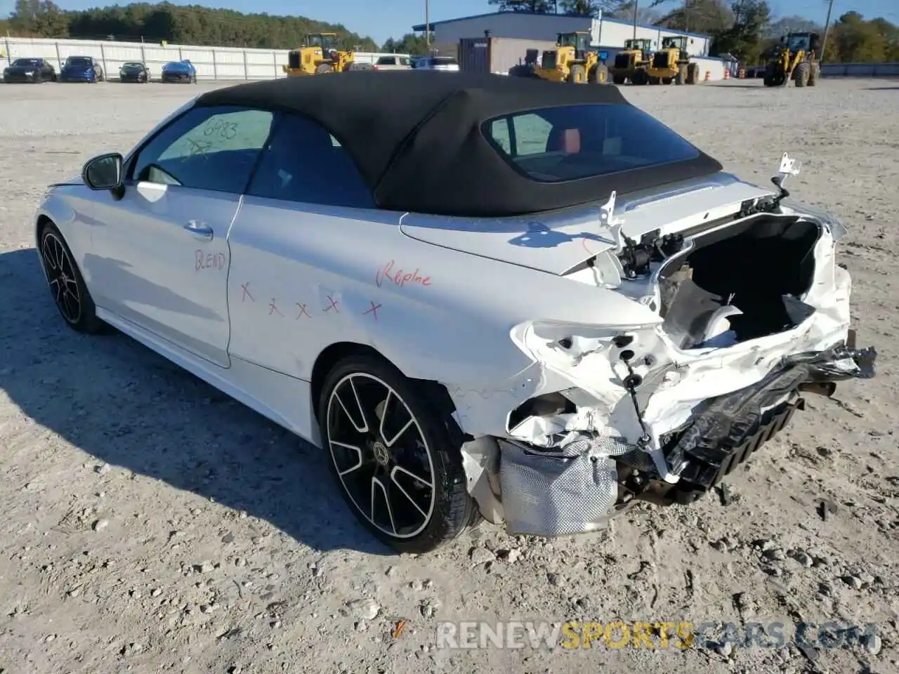 3 Photograph of a damaged car W1KWK8DB9MG054205 MERCEDES-BENZ C-CLASS 2021