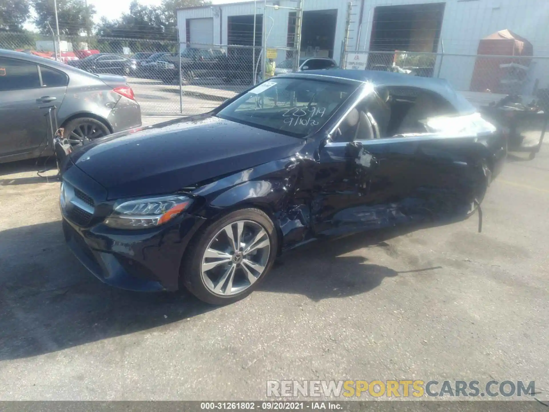 2 Photograph of a damaged car W1KWK8DB9MG093943 MERCEDES-BENZ C-CLASS 2021