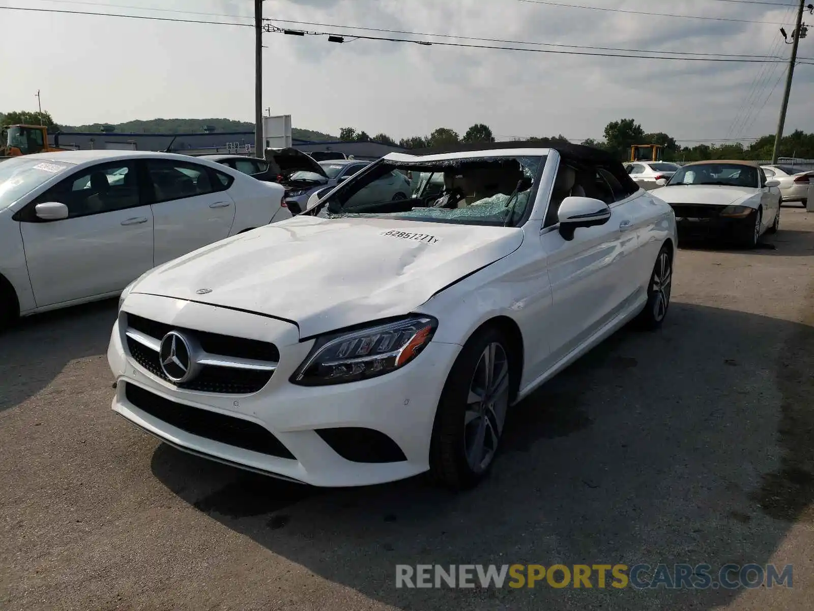 2 Photograph of a damaged car W1KWK8DBXMG059025 MERCEDES-BENZ C-CLASS 2021