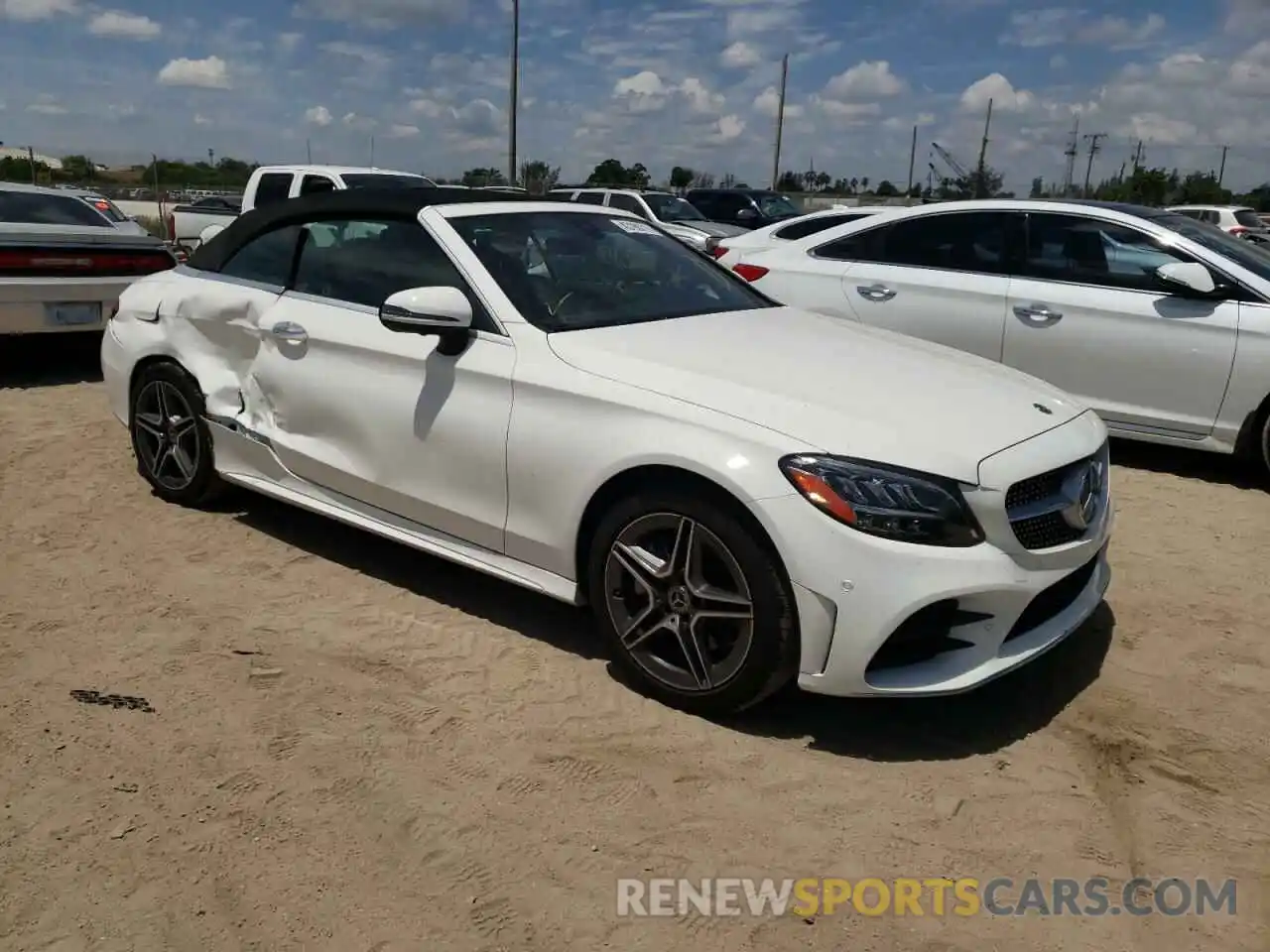 1 Photograph of a damaged car W1KWK8EB3MG072150 MERCEDES-BENZ C CLASS 2021