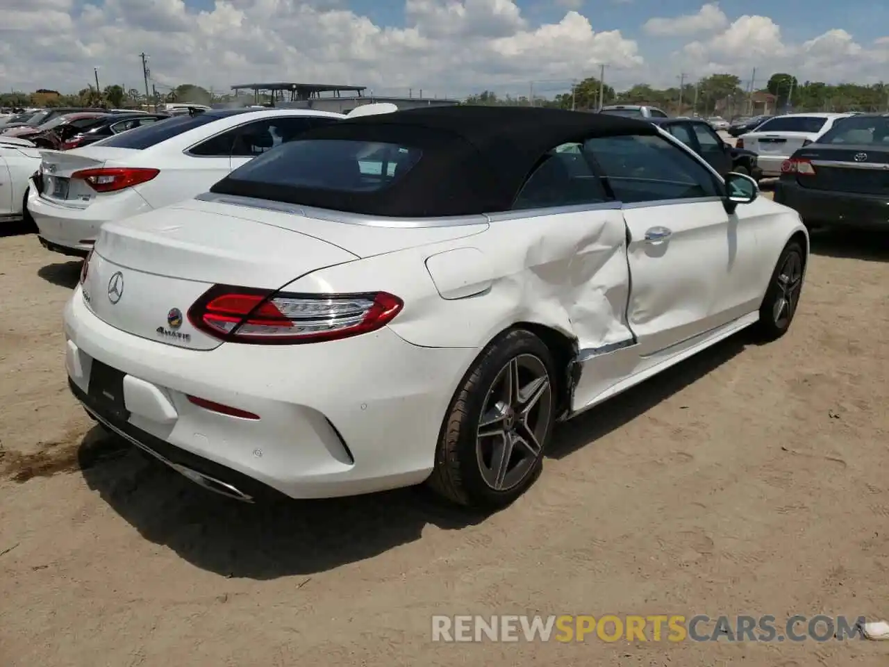 4 Photograph of a damaged car W1KWK8EB3MG072150 MERCEDES-BENZ C CLASS 2021