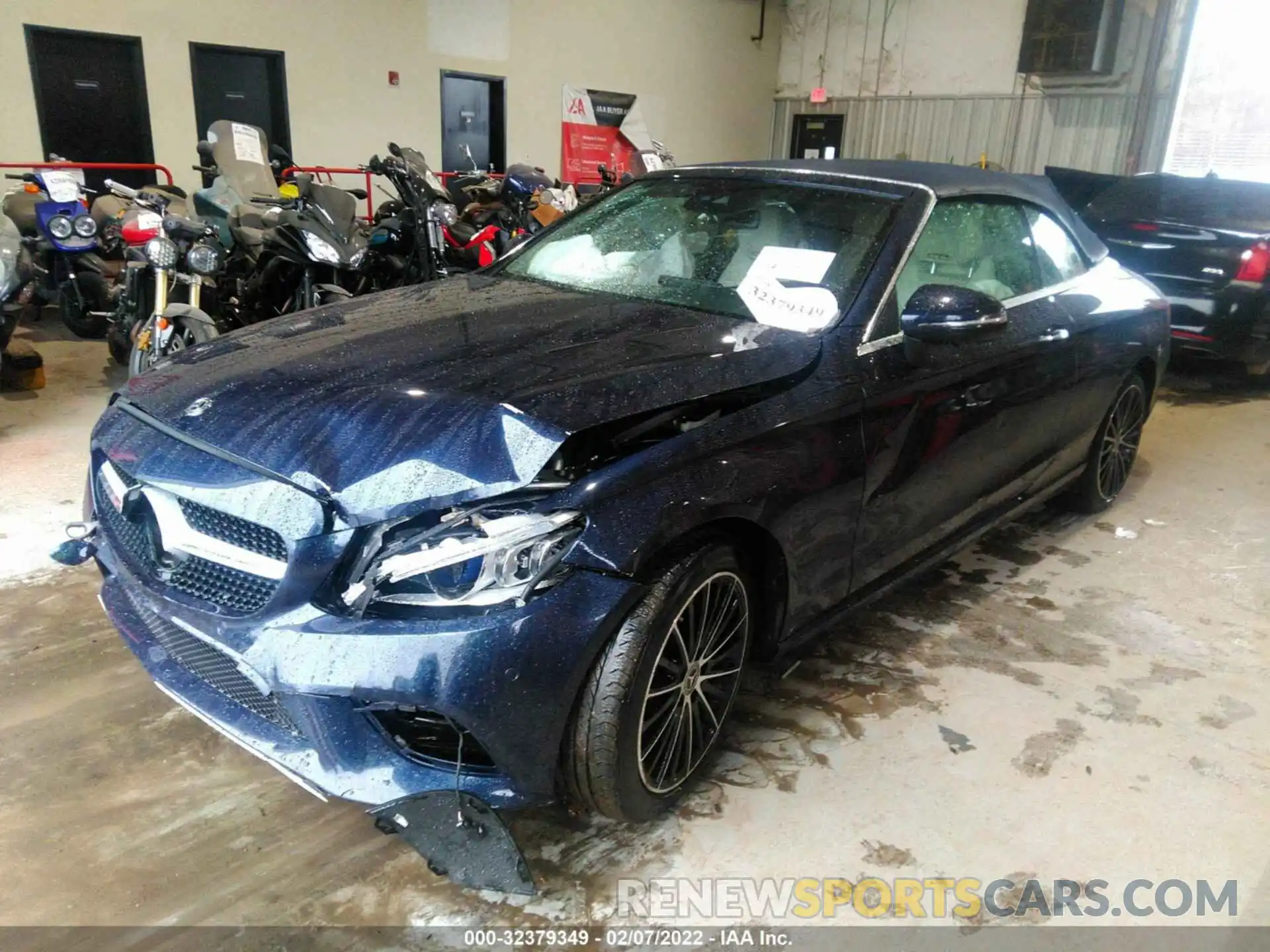 2 Photograph of a damaged car W1KWK8EB4MG094576 MERCEDES-BENZ C-CLASS 2021