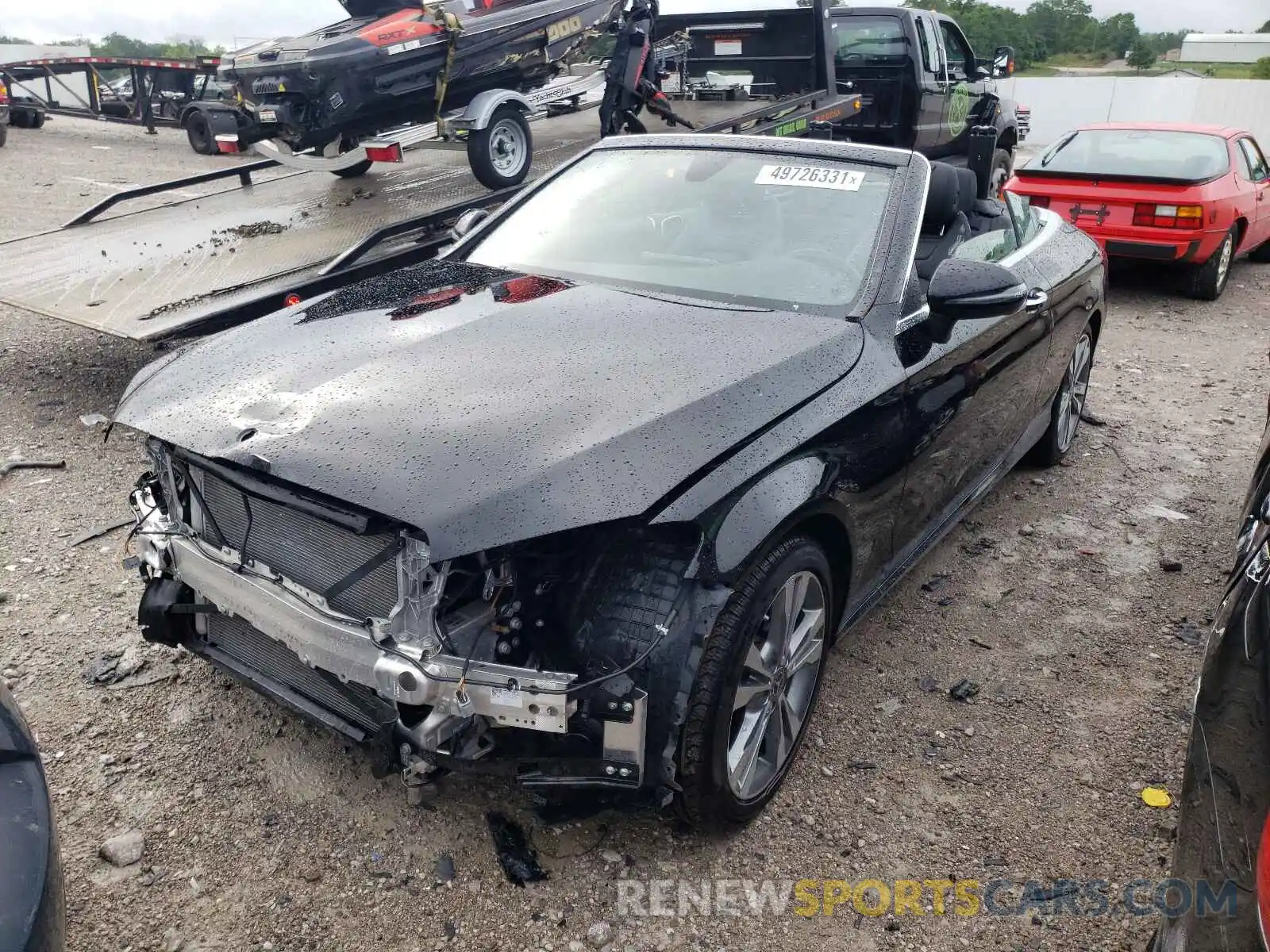 2 Photograph of a damaged car W1KWK8EB5MG029879 MERCEDES-BENZ C CLASS 2021