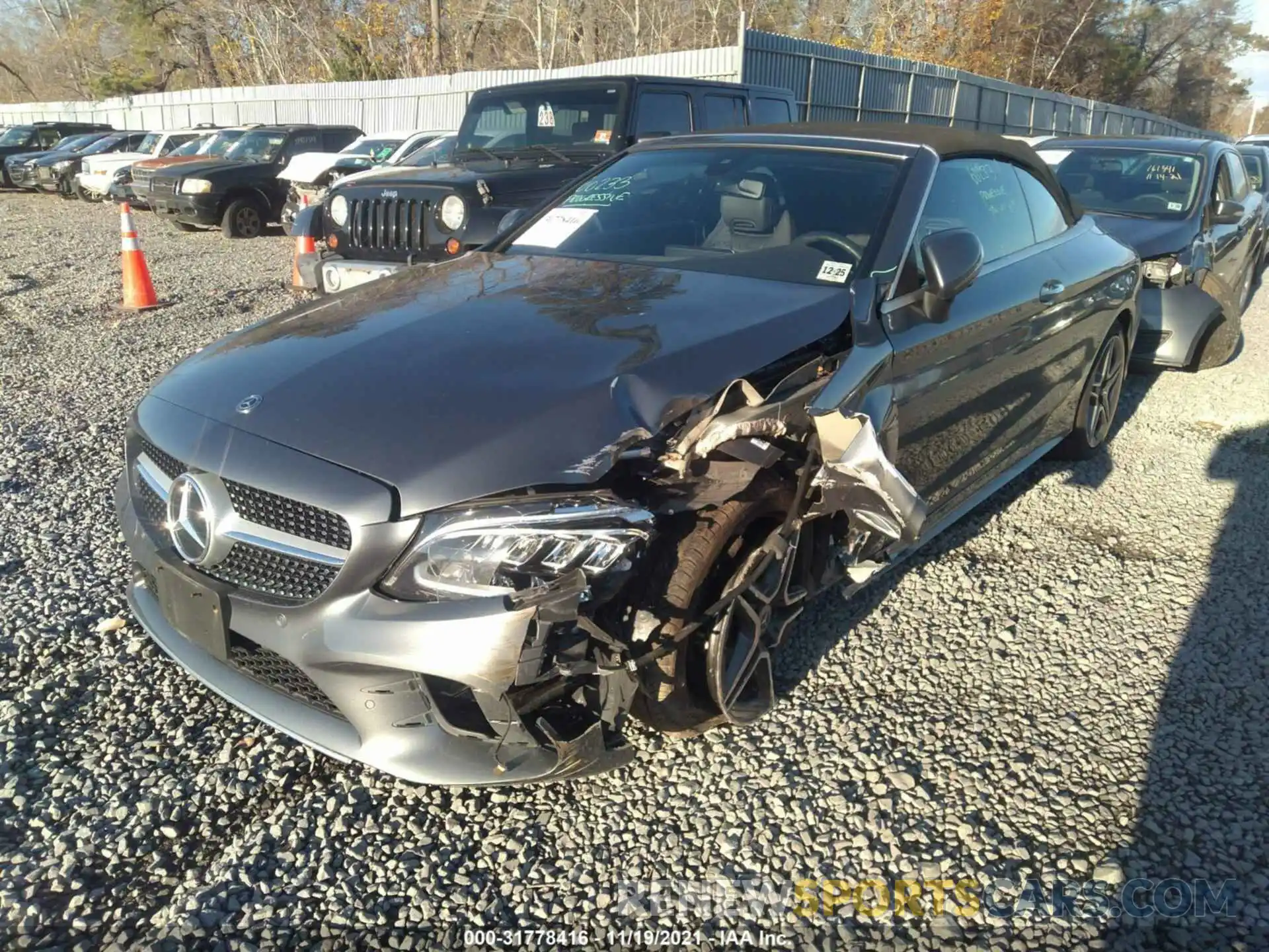 2 Photograph of a damaged car W1KWK8EB5MG063420 MERCEDES-BENZ C-CLASS 2021