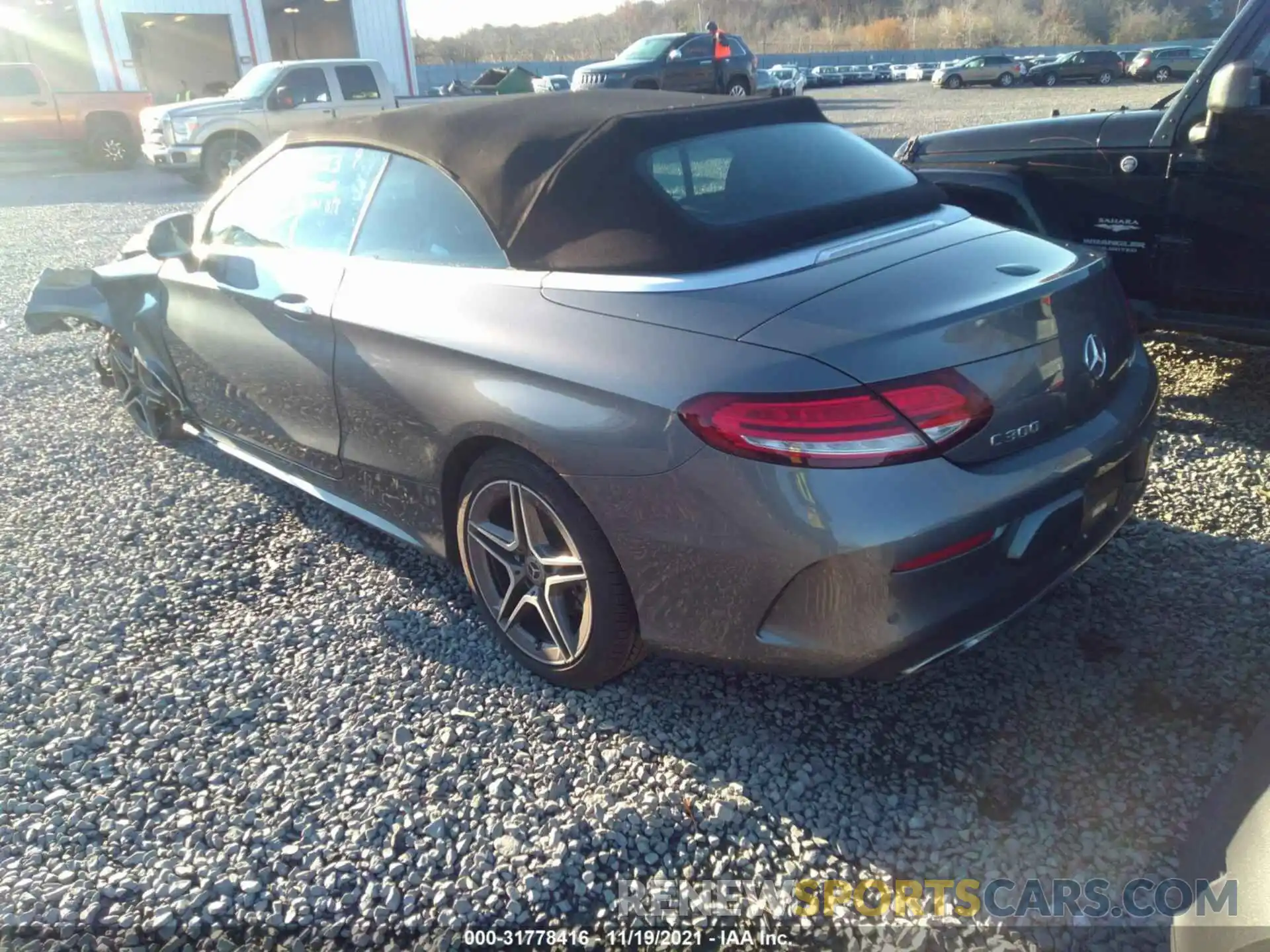 3 Photograph of a damaged car W1KWK8EB5MG063420 MERCEDES-BENZ C-CLASS 2021