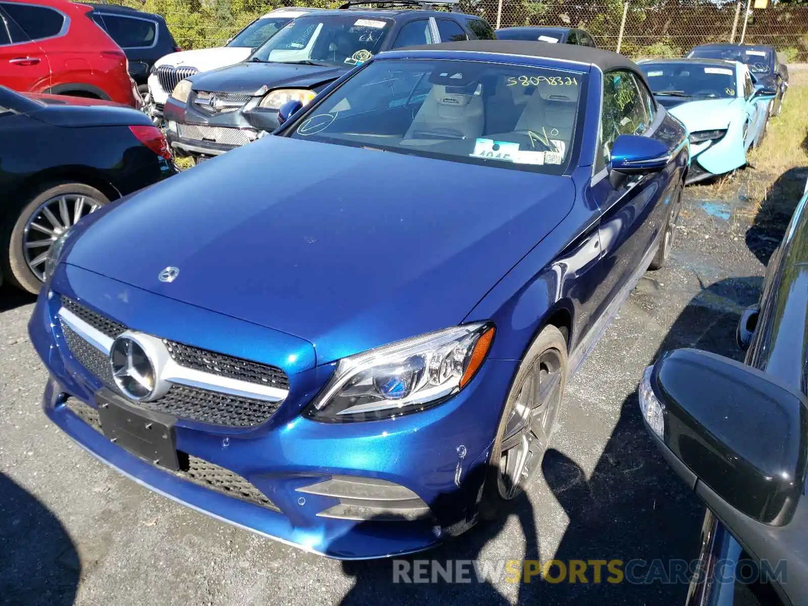 2 Photograph of a damaged car W1KWK8EB6MG098564 MERCEDES-BENZ C-CLASS 2021