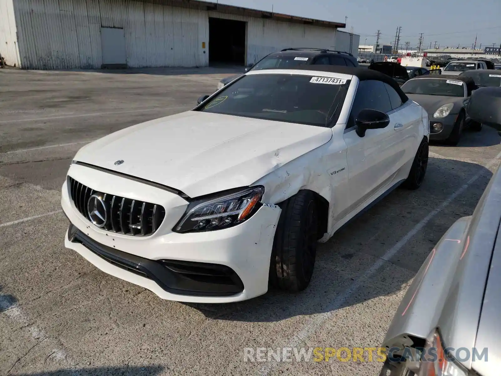 2 Photograph of a damaged car W1KWK8GB7MG093581 MERCEDES-BENZ C-CLASS 2021