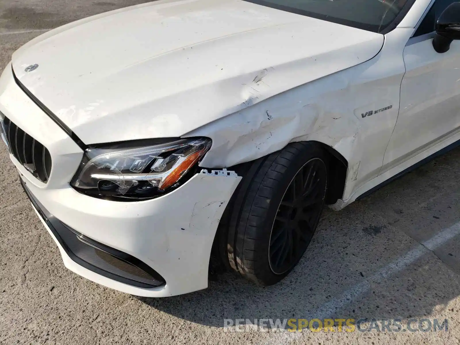 9 Photograph of a damaged car W1KWK8GB7MG093581 MERCEDES-BENZ C-CLASS 2021