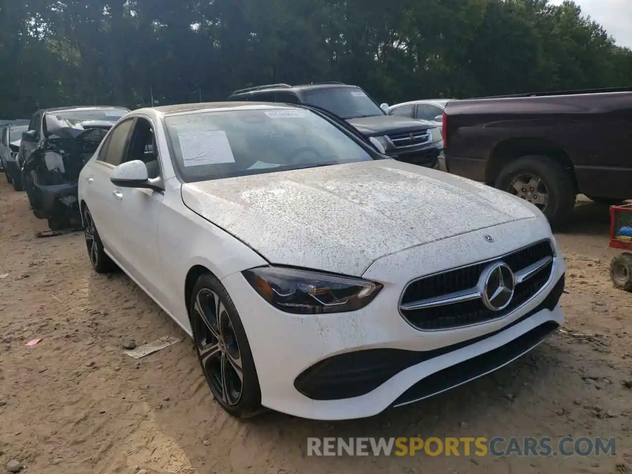 1 Photograph of a damaged car W1KAF4GB1NR050951 MERCEDES-BENZ C-CLASS 2022