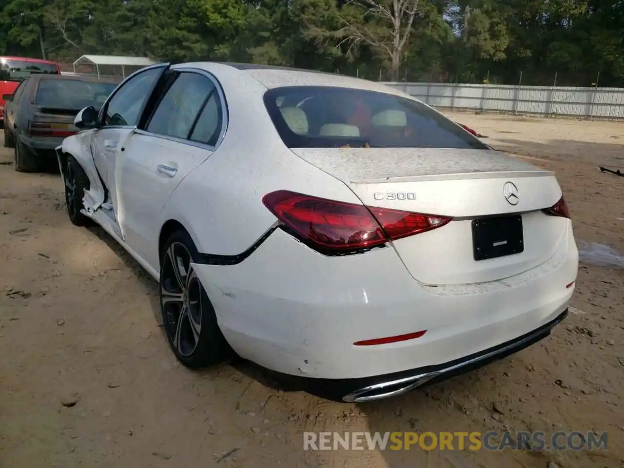 3 Photograph of a damaged car W1KAF4GB1NR050951 MERCEDES-BENZ C-CLASS 2022