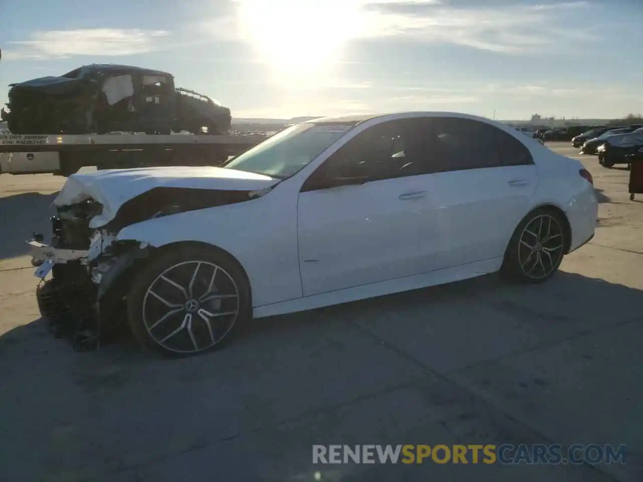 1 Photograph of a damaged car W1KAF4GB7NR019963 MERCEDES-BENZ C-CLASS 2022