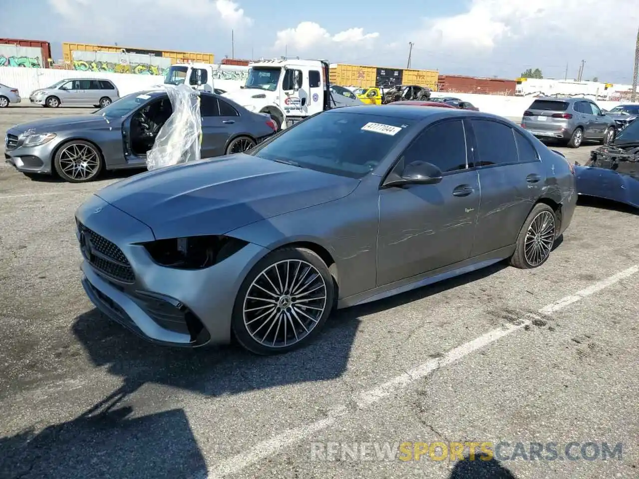 1 Photograph of a damaged car W1KAF4GB7NR068077 MERCEDES-BENZ C-CLASS 2022