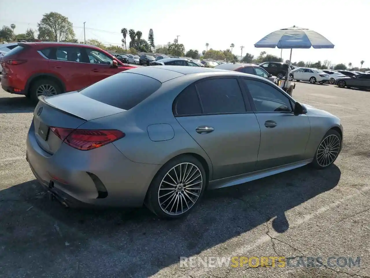 3 Photograph of a damaged car W1KAF4GB7NR068077 MERCEDES-BENZ C-CLASS 2022