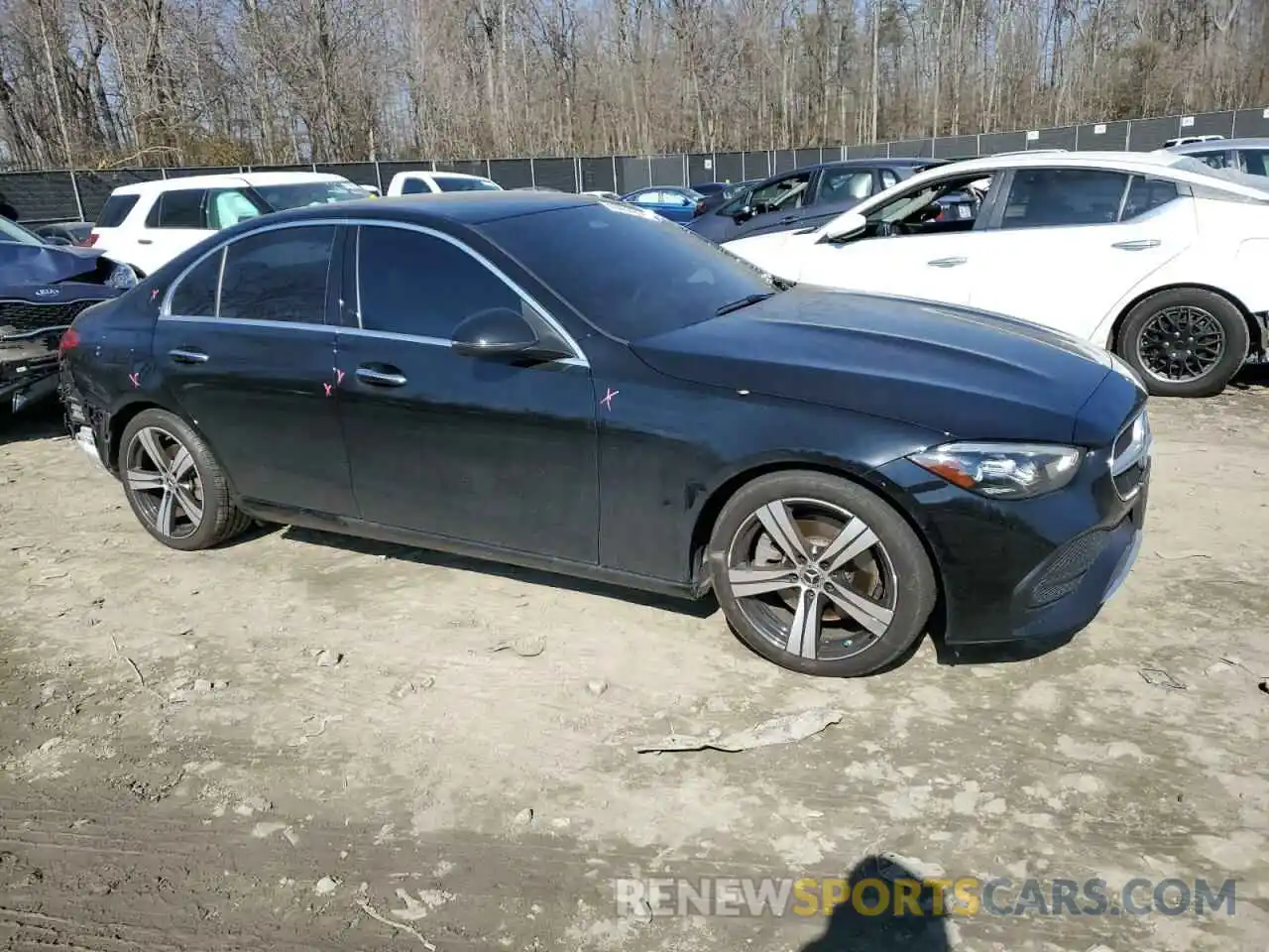 4 Photograph of a damaged car W1KAF4HB0NR040653 MERCEDES-BENZ C-CLASS 2022