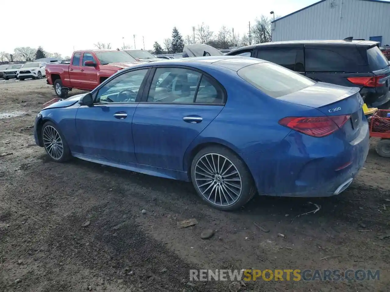 2 Photograph of a damaged car W1KAF4HB3NR012426 MERCEDES-BENZ C-CLASS 2022