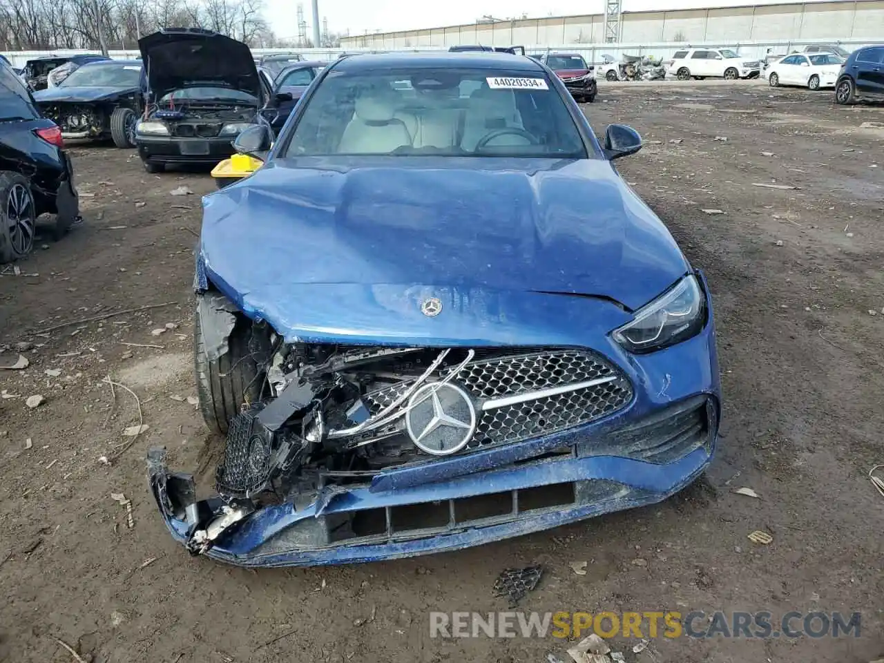 5 Photograph of a damaged car W1KAF4HB3NR012426 MERCEDES-BENZ C-CLASS 2022