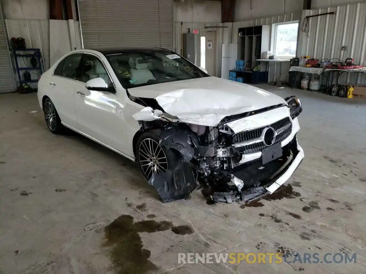 1 Photograph of a damaged car W1KAF4HB4NR050361 MERCEDES-BENZ C-CLASS 2022