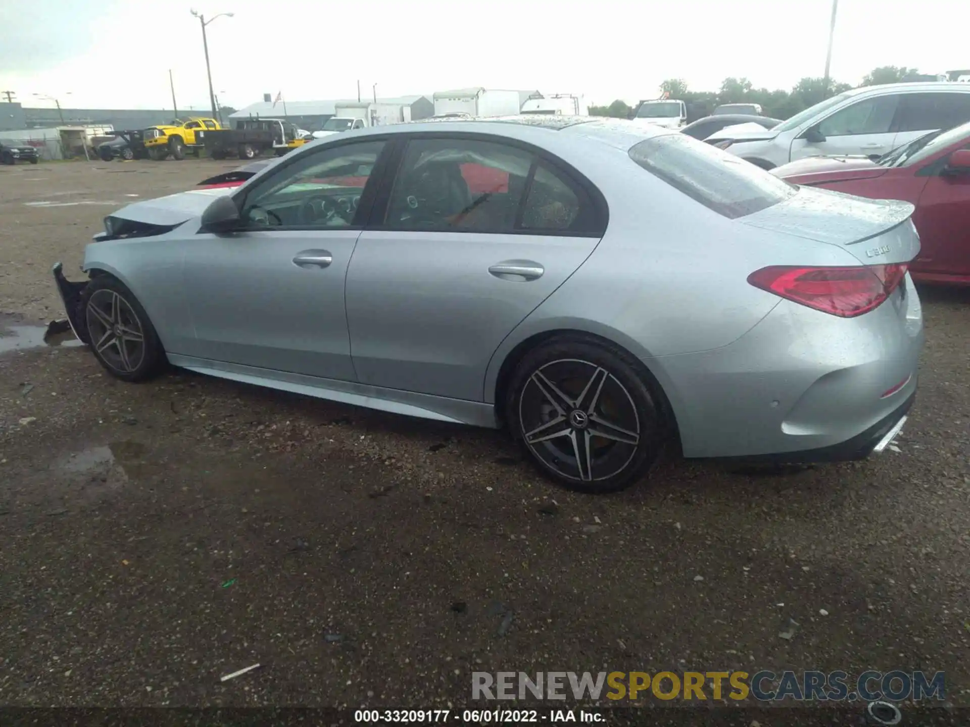 3 Photograph of a damaged car W1KAF4HB8NR007951 MERCEDES-BENZ C-CLASS 2022