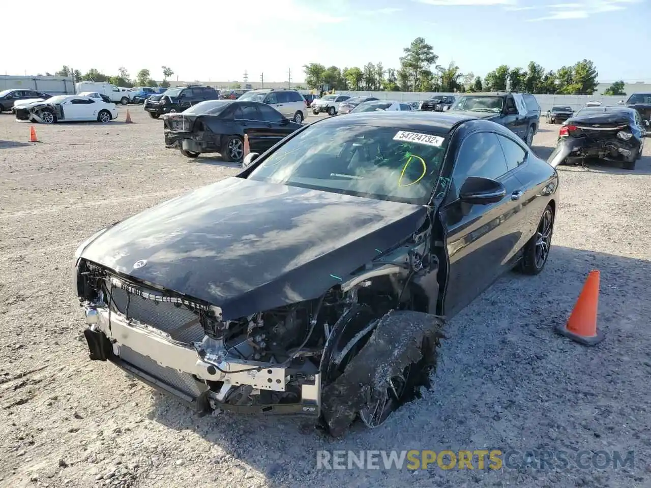 2 Photograph of a damaged car W1KWJ6EBXNG114466 MERCEDES-BENZ C-CLASS 2022