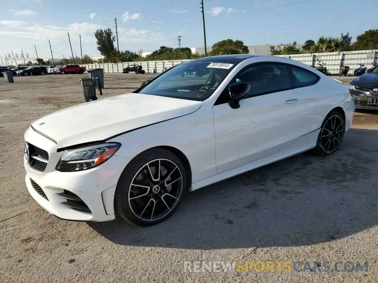 1 Photograph of a damaged car W1KWJ8DB5NG114176 MERCEDES-BENZ C-CLASS 2022