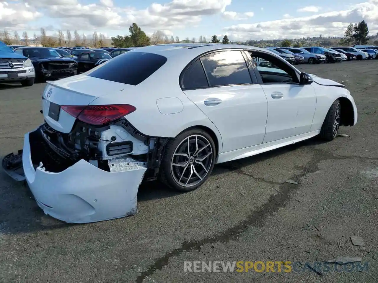 3 Photograph of a damaged car W1KAF4GB4PR095479 MERCEDES-BENZ C-CLASS 2023