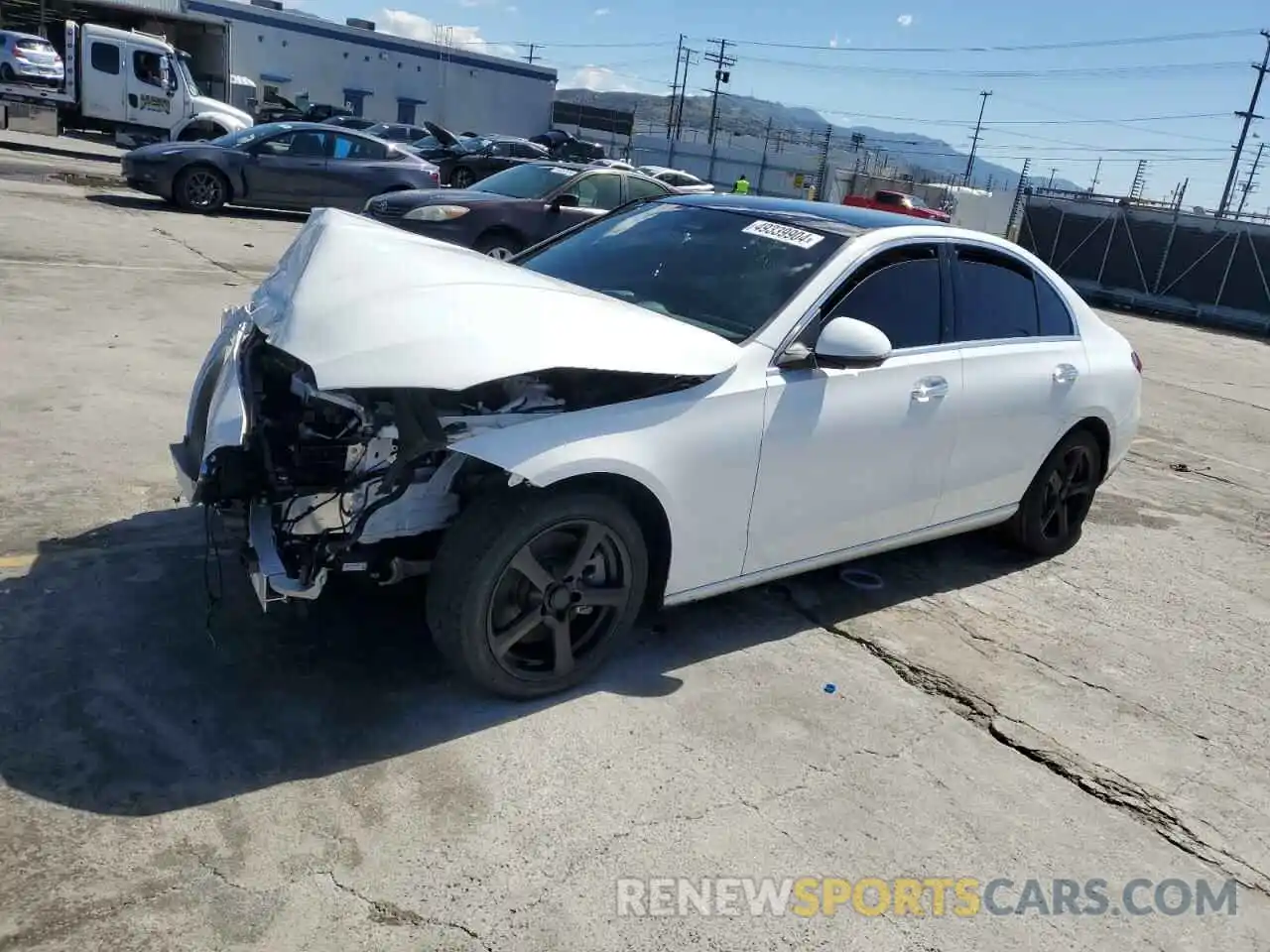 1 Photograph of a damaged car W1KAF4GB5PR077072 MERCEDES-BENZ C-CLASS 2023