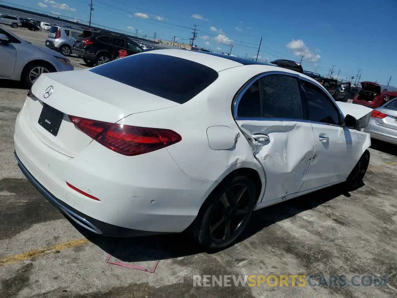 3 Photograph of a damaged car W1KAF4GB5PR077072 MERCEDES-BENZ C-CLASS 2023