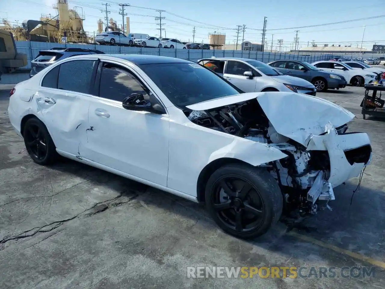 4 Photograph of a damaged car W1KAF4GB5PR077072 MERCEDES-BENZ C-CLASS 2023