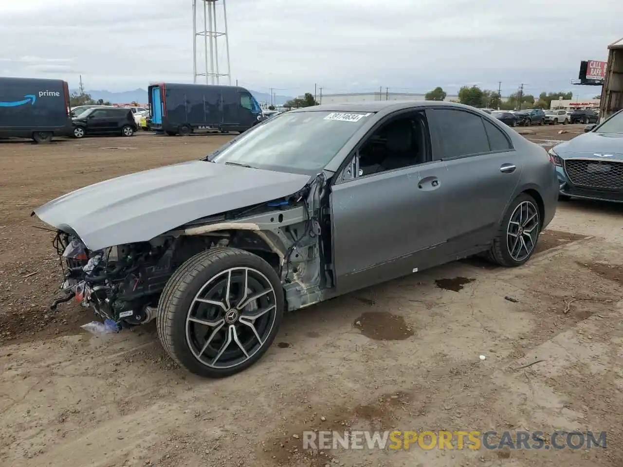 1 Photograph of a damaged car W1KAF4GB7PR147185 MERCEDES-BENZ C-CLASS 2023