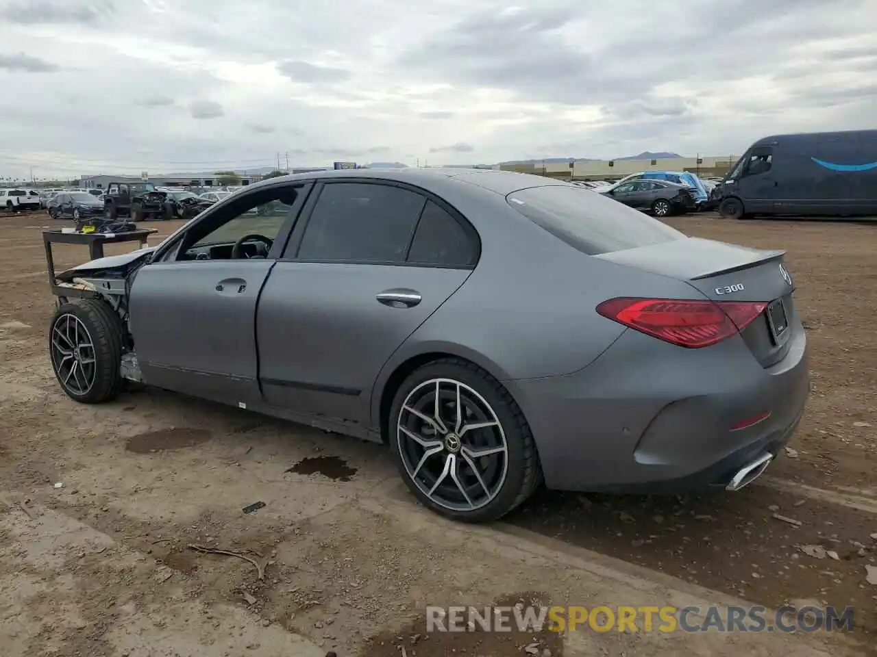 2 Photograph of a damaged car W1KAF4GB7PR147185 MERCEDES-BENZ C-CLASS 2023