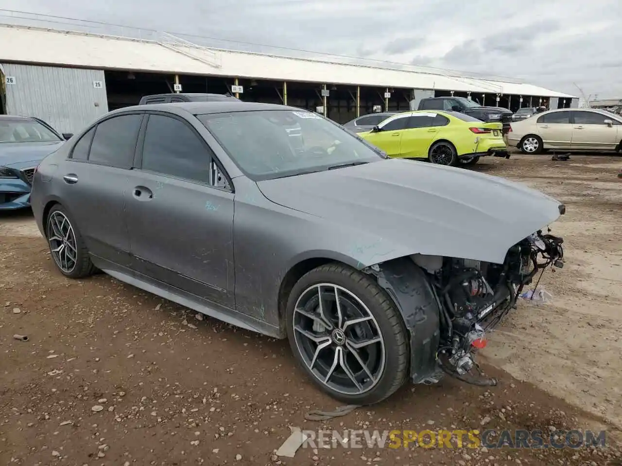 4 Photograph of a damaged car W1KAF4GB7PR147185 MERCEDES-BENZ C-CLASS 2023