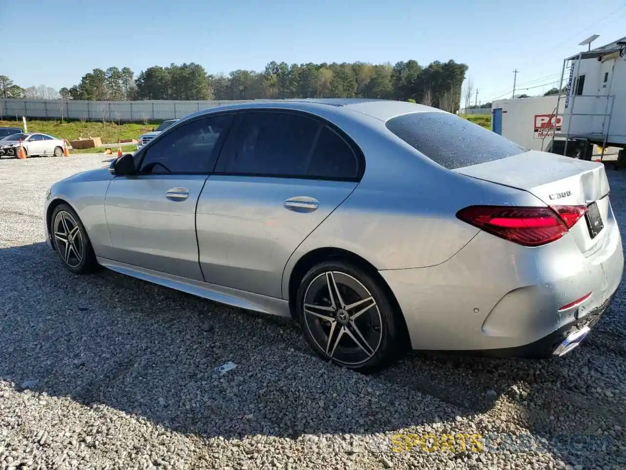 2 Photograph of a damaged car W1KAF4GB8PR108296 MERCEDES-BENZ C-CLASS 2023