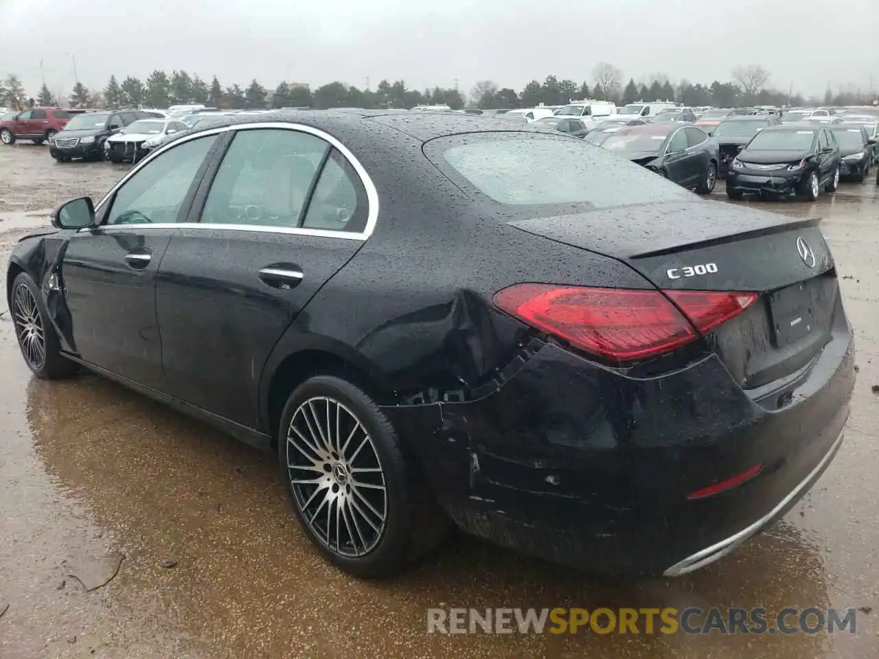 2 Photograph of a damaged car W1KAF4HB0PR087197 MERCEDES-BENZ C-CLASS 2023