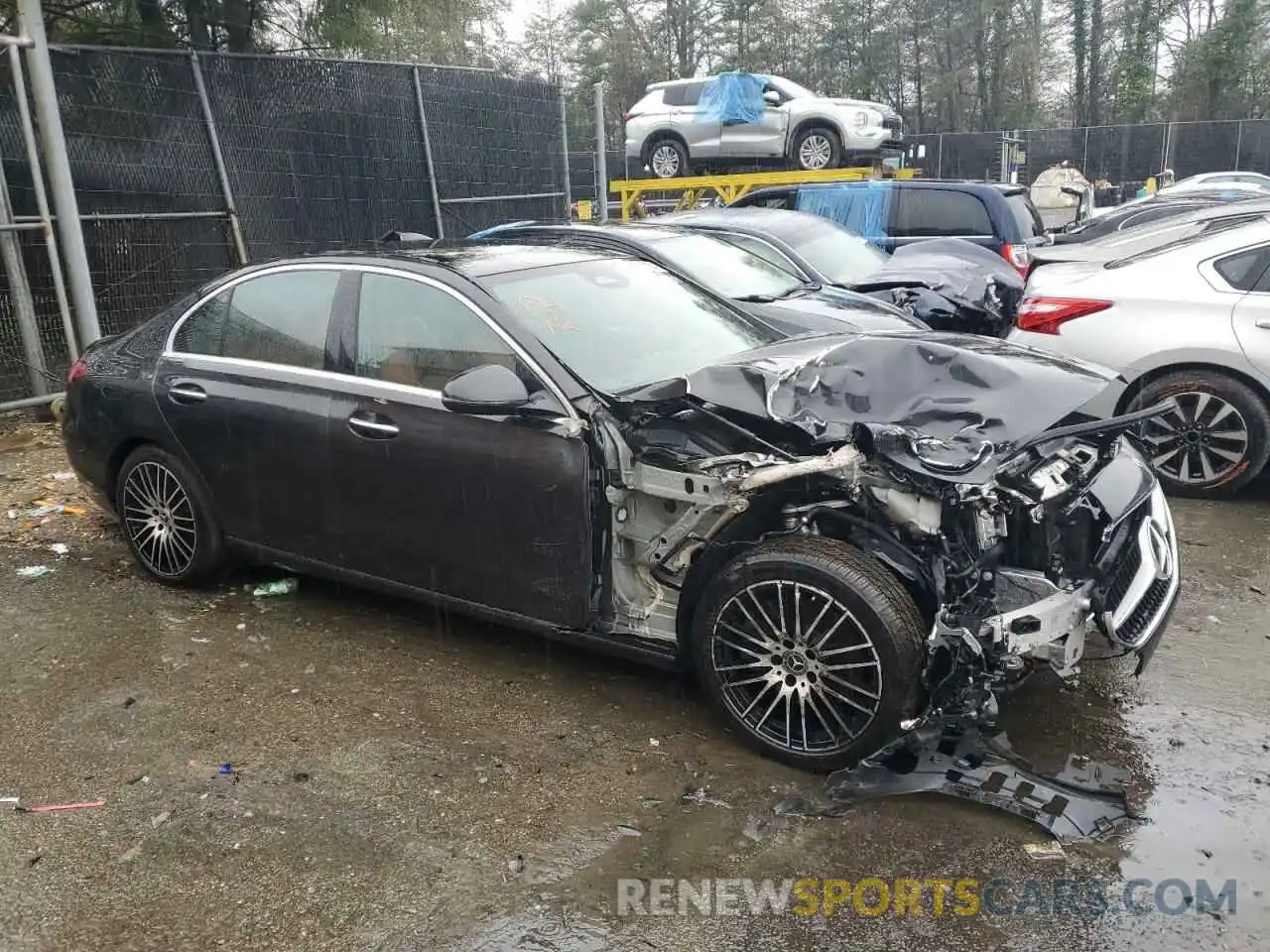 4 Photograph of a damaged car W1KAF4HB2PR125433 MERCEDES-BENZ C-CLASS 2023